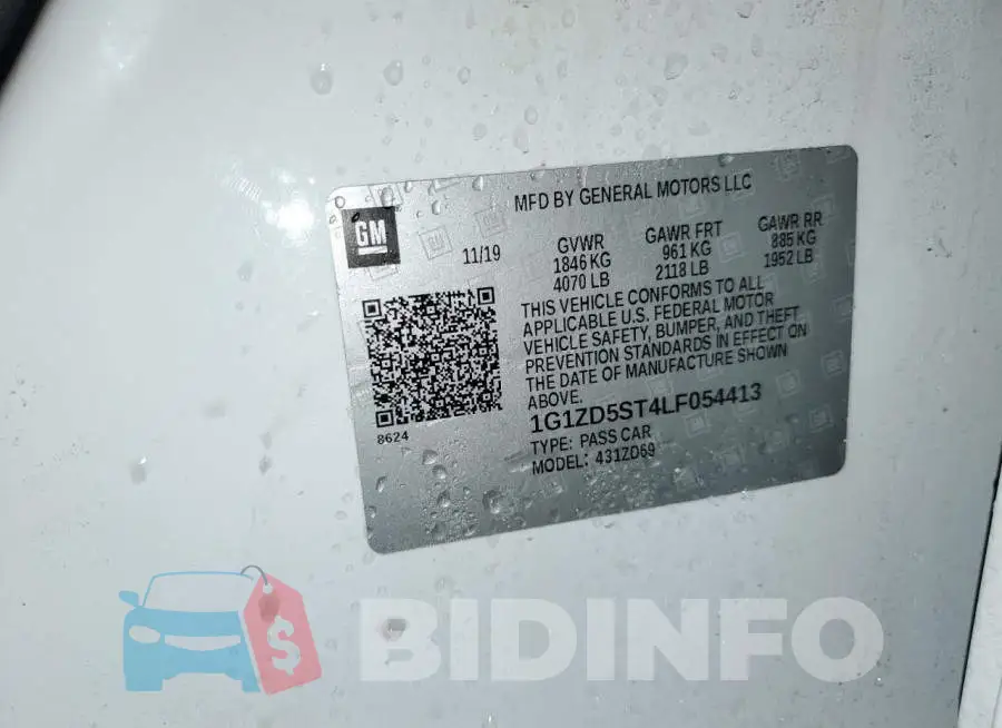 1G1ZD5ST4LF054413 Photo# 12