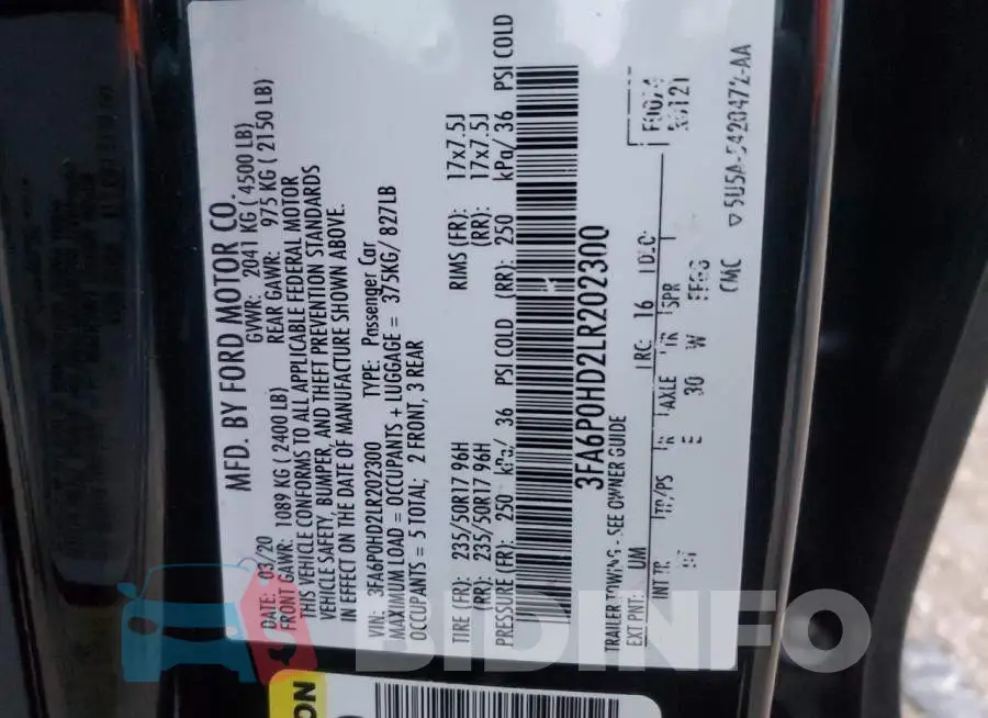 3FA6P0HD2LR202300 Photo# 12