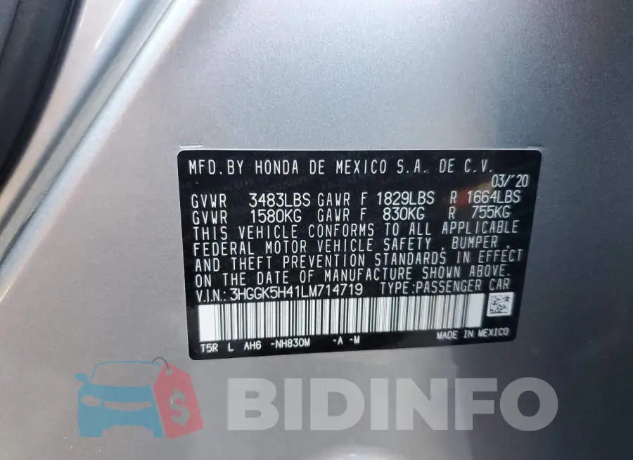 3HGGK5H41LM714719 Photo# 13