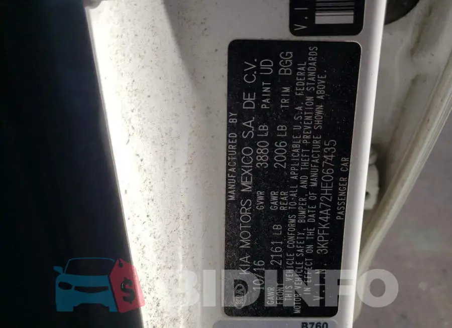 3KPFK4A72HE067435 Photo# 12