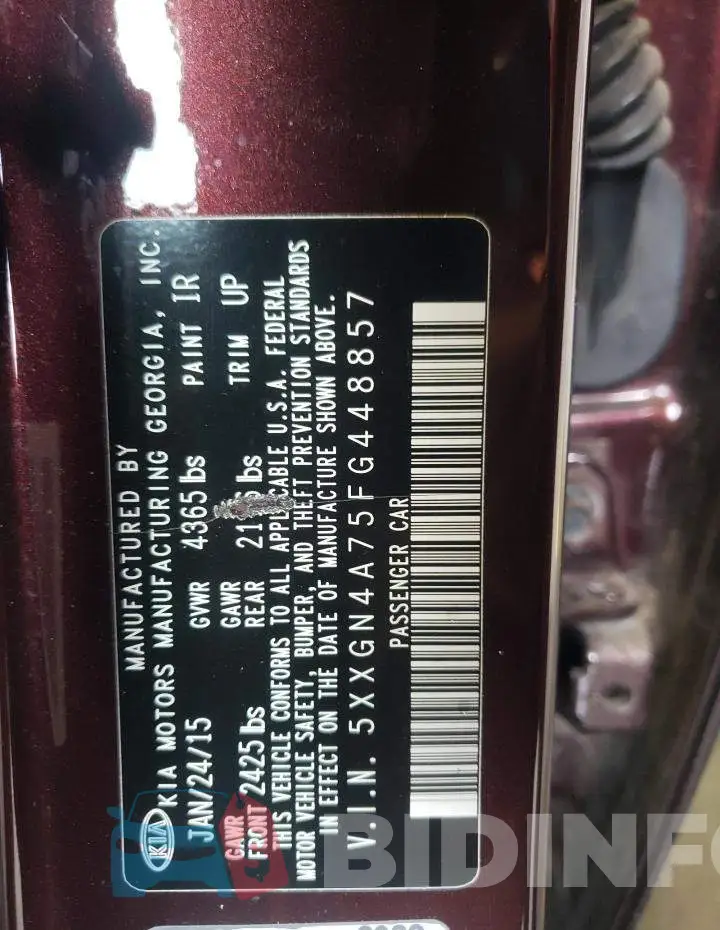 5XXGN4A75FG448857 Photo# 12