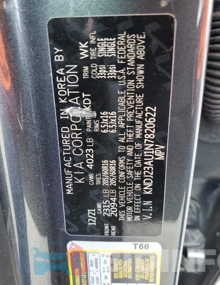 KNDJ23AU1N7820622 Photo# 13