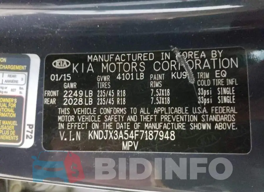 KNDJX3A54F7187948 Photo# 10