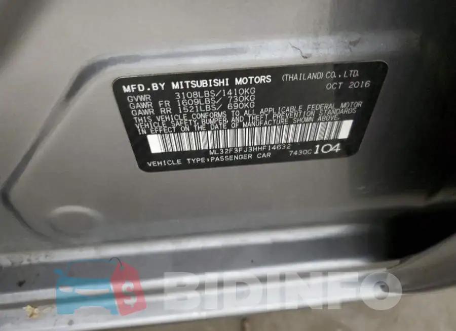ML32F3FJ3HHF14632 Photo# 12