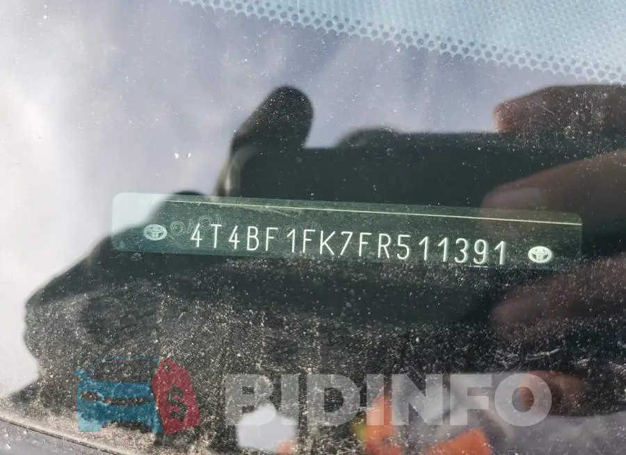 4T4BF1FK7FR511391 Photo# 12
