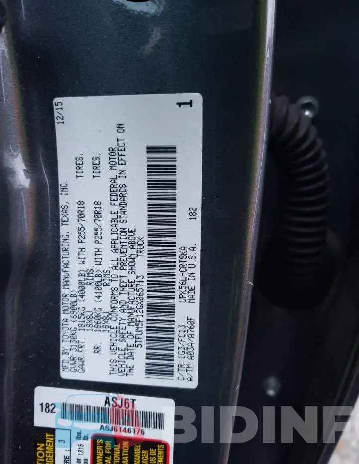 5TFUM5F12GX065713 Photo# 12