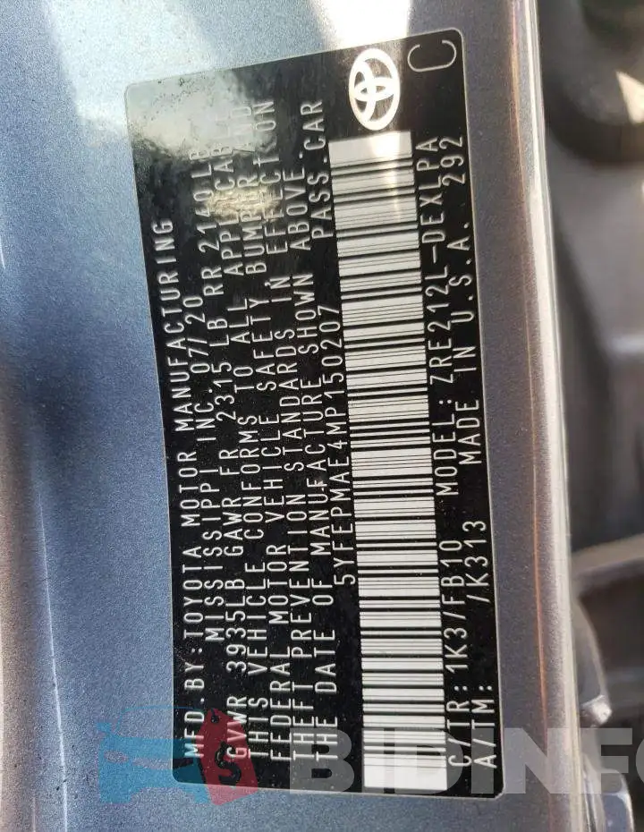 5YFEPMAE4MP150207 Photo# 12