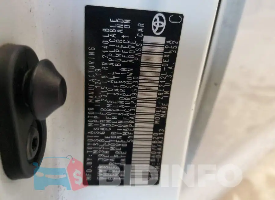 5YFEPRAE3LP095230 Photo# 12