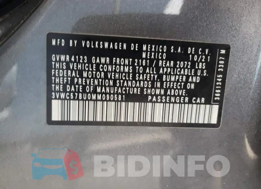 3VWC57BU0MM090581 Photo# 13