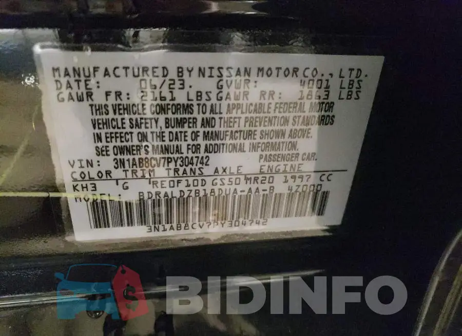 3N1AB8CV7PY304742 Photo# 12