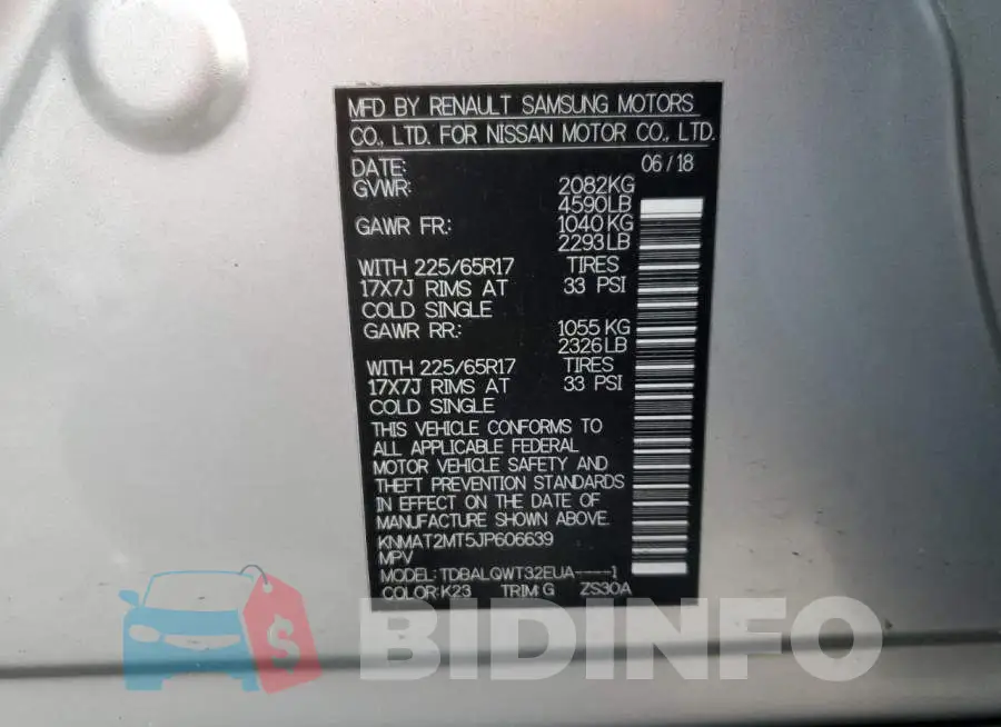 KNMAT2MT5JP606639 Photo# 13