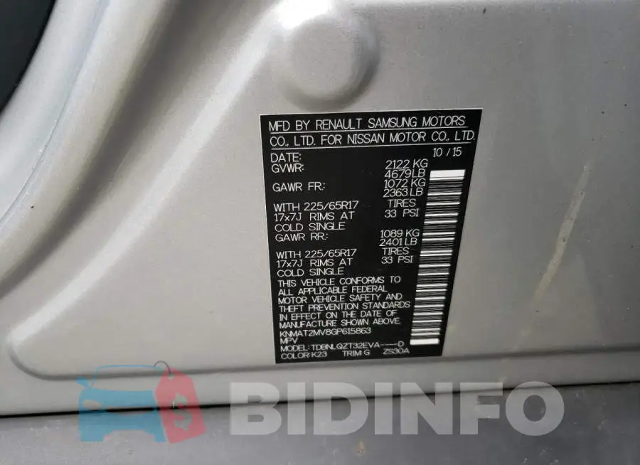 KNMAT2MV8GP615863 Photo# 13