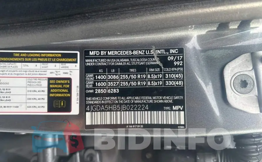 4JGDA5HB5JB022224 Photo# 10