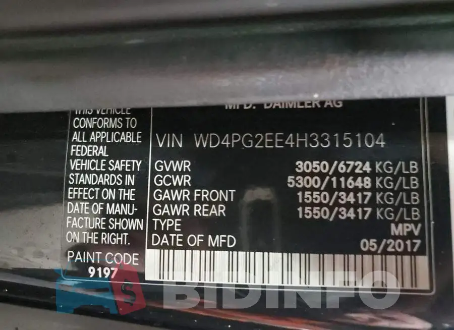 WD4PG2EE4H3315104 Photo# 12
