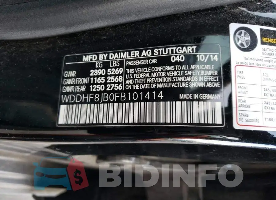 WDDHF8JB0FB101414 Photo# 12