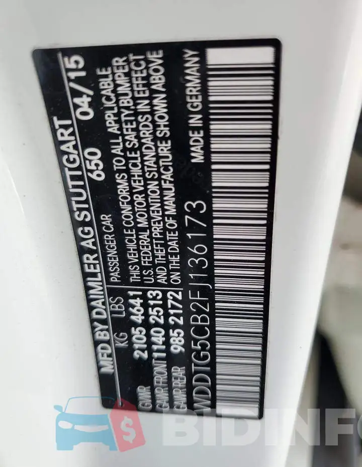 WDDTG5CB2FJ136173 Photo# 13