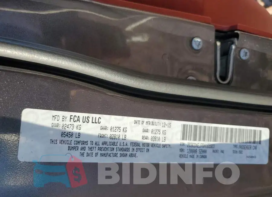 2C3CDXEJ7GH165923 Photo# 12