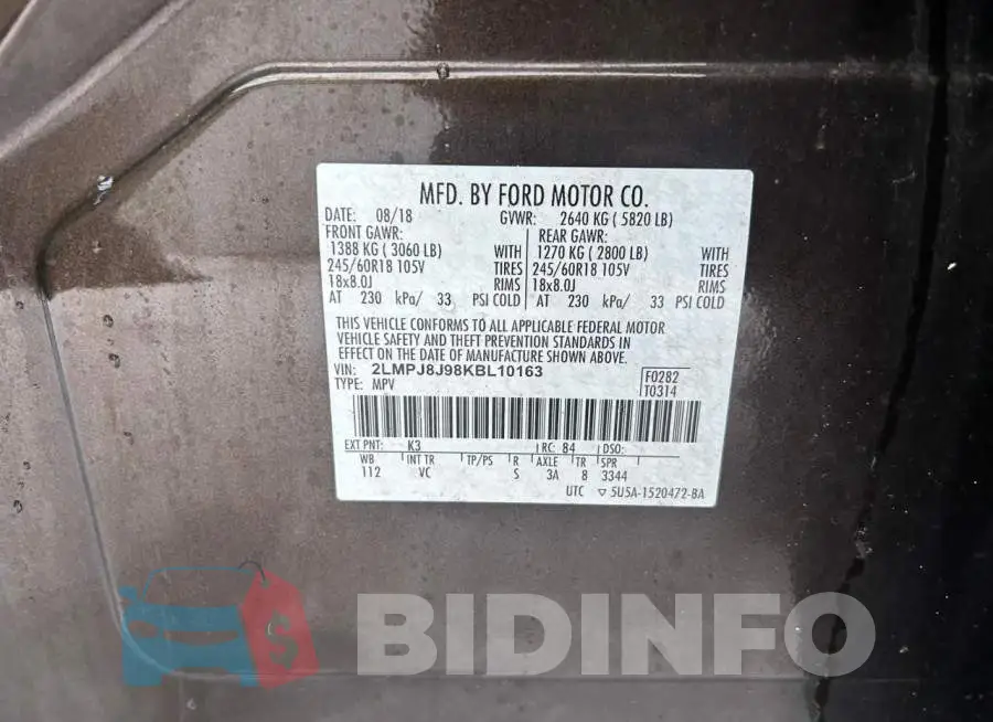 2LMPJ8J98KBL10163 Photo# 10