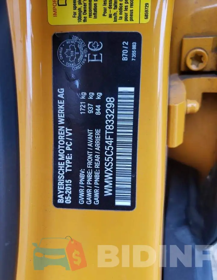 WMWXS5C54FT833298 Photo# 12