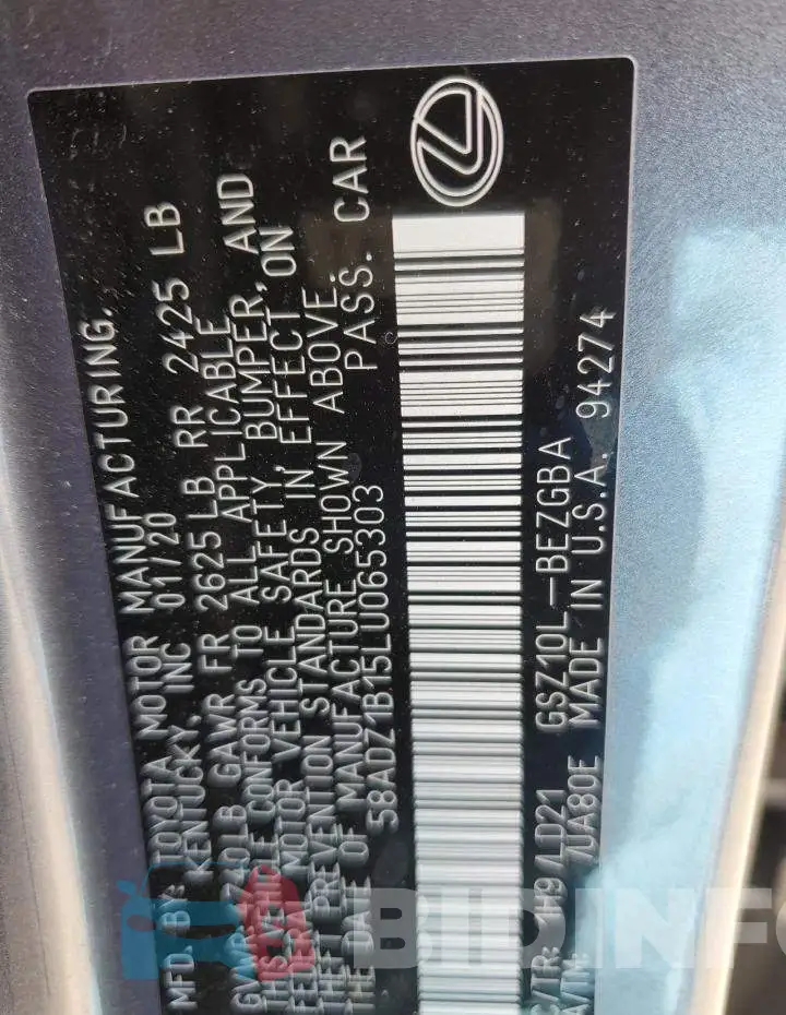 58ADZ1B15LU065303 Photo# 13