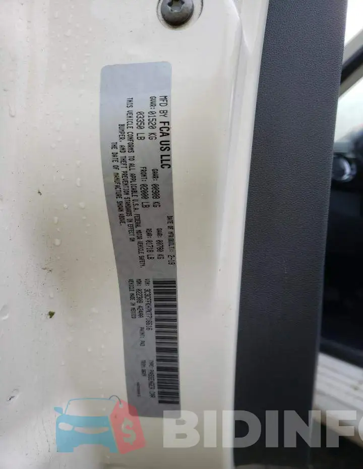 3C3CFFKH7KT716616 Photo# 13