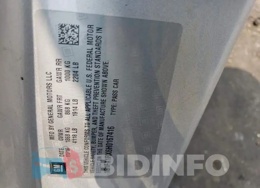 1G1FA1RX6H0167416 Photo# 13