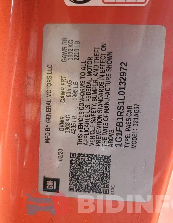 1G1FB1RS1L0132972 Photo# 12