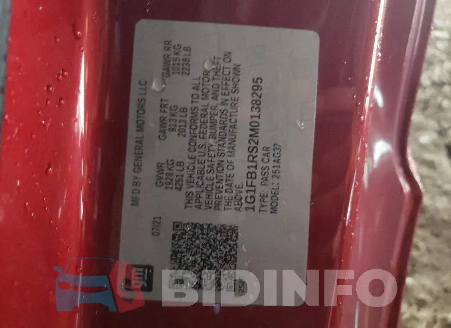 1G1FB1RS2M0138295 Photo# 12
