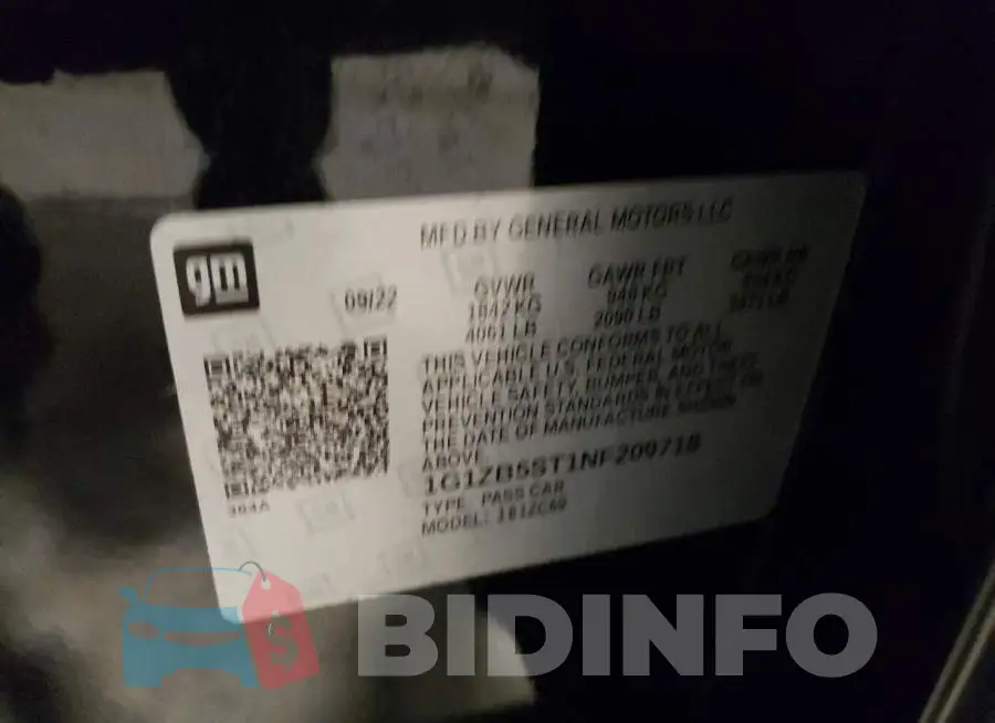 1G1ZB5ST1NF209718 Photo# 12