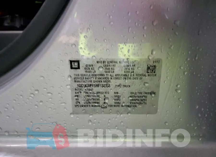 1GC1KWEY5HF132356 Photo# 12