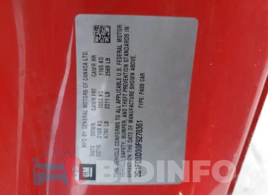 2G1FD3D30F9278361 Photo# 12