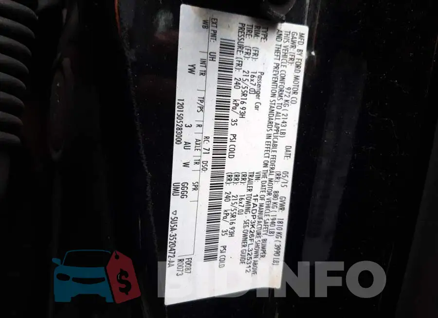 1FADP3K26FL325312 Photo# 12