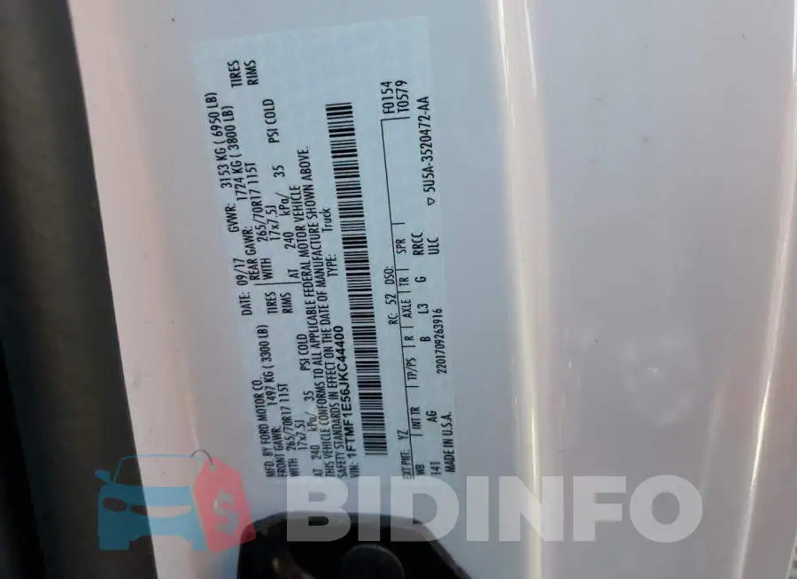 1FTMF1E56JKC44400 Photo# 12