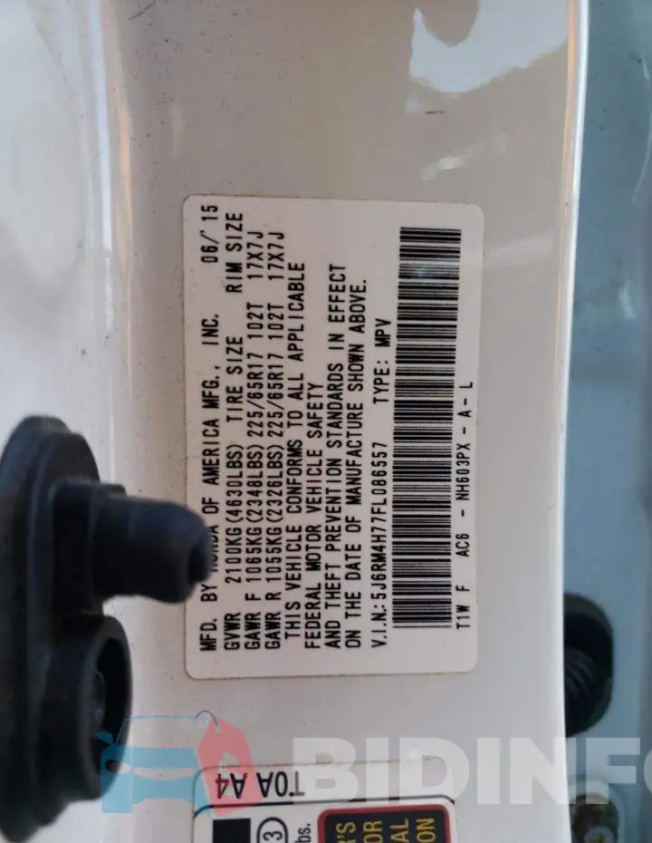 5J6RM4H77FL086557 Photo# 13