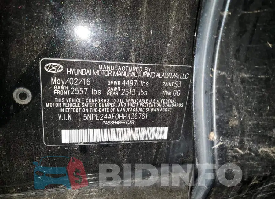 5NPE24AF0HH436761 Photo# 12