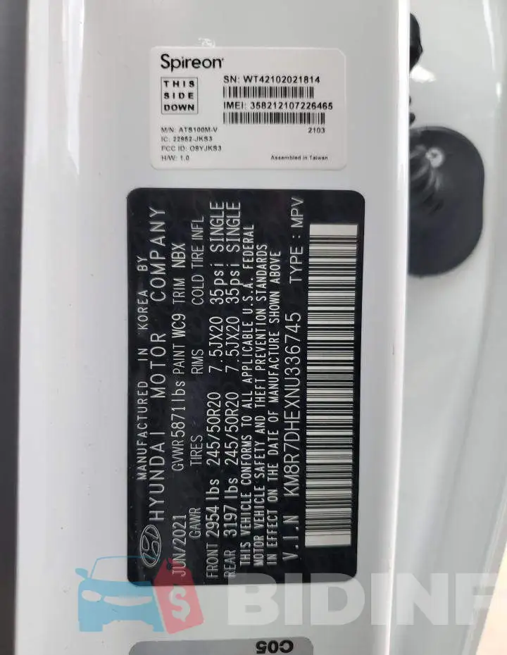 KM8R7DHEXNU336745 Photo# 12