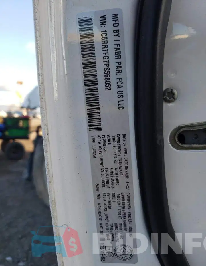 1C6RR7FG7PS568052 Photo# 13