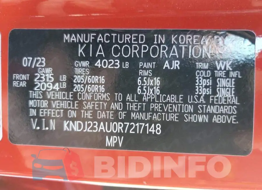 KNDJ23AU0R7217148 Photo# 13