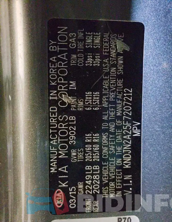 KNDJN2A25F7207212 Photo# 12