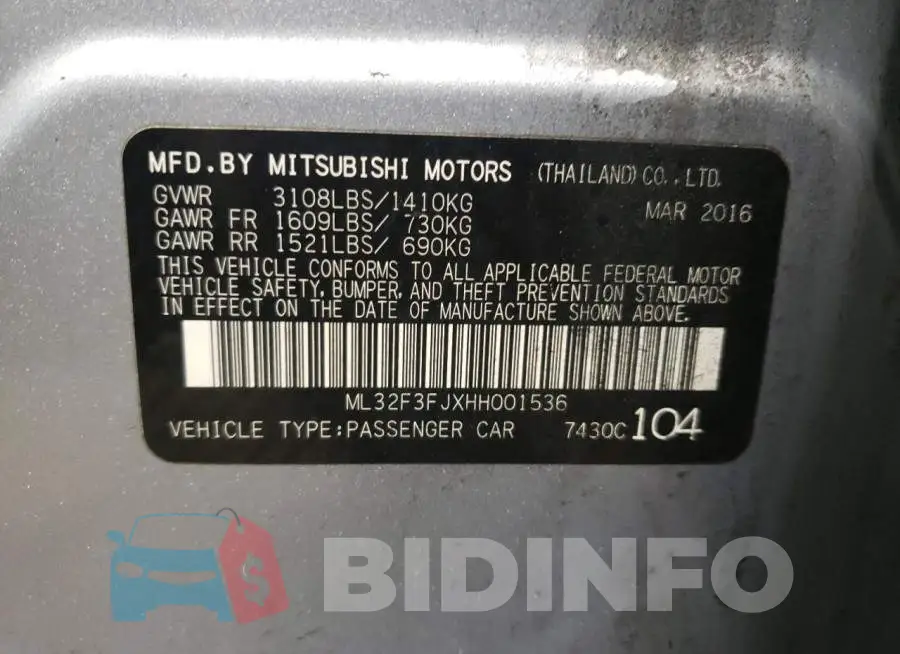 ML32F3FJXHH001536 Photo# 12