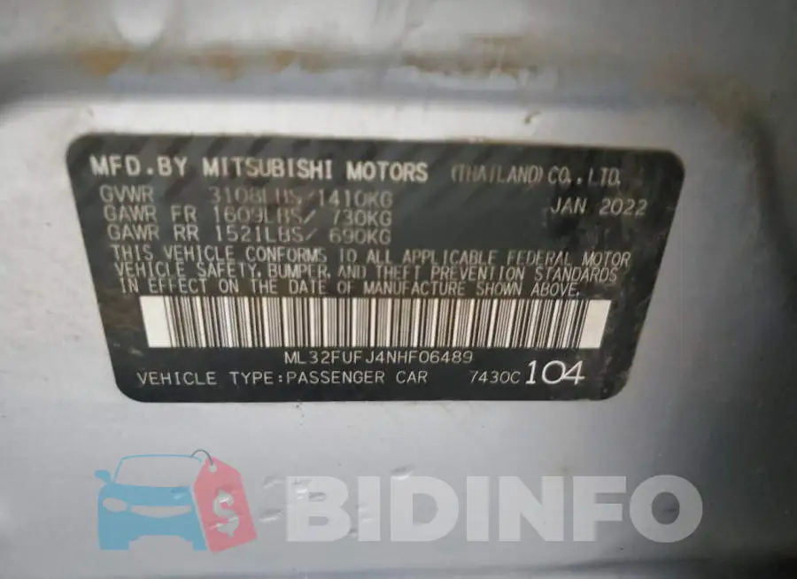 ML32FUFJ4NHF06489 Photo# 12