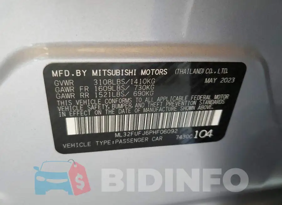 ML32FUFJ6PHF06092 Photo# 12