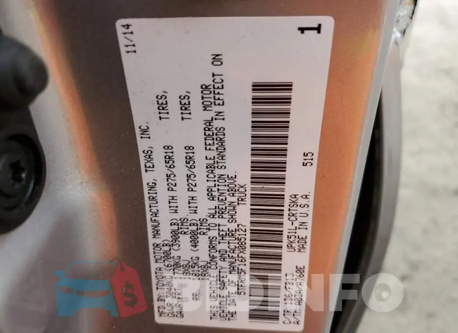 5TFRM5F16FX085127 Photo# 12