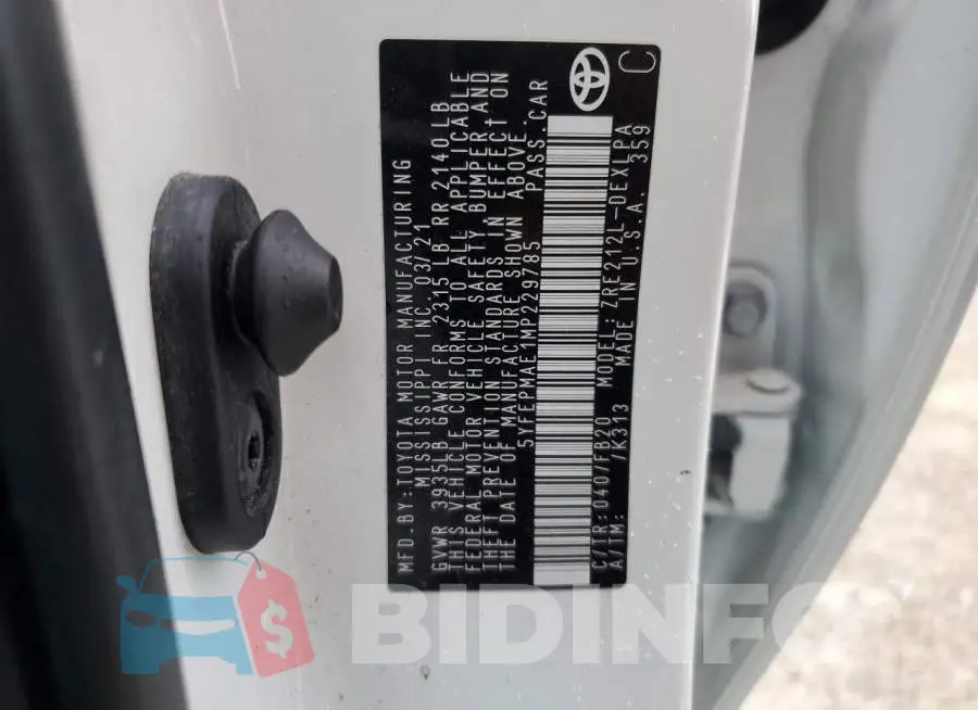 5YFEPMAE1MP229785 Photo# 12