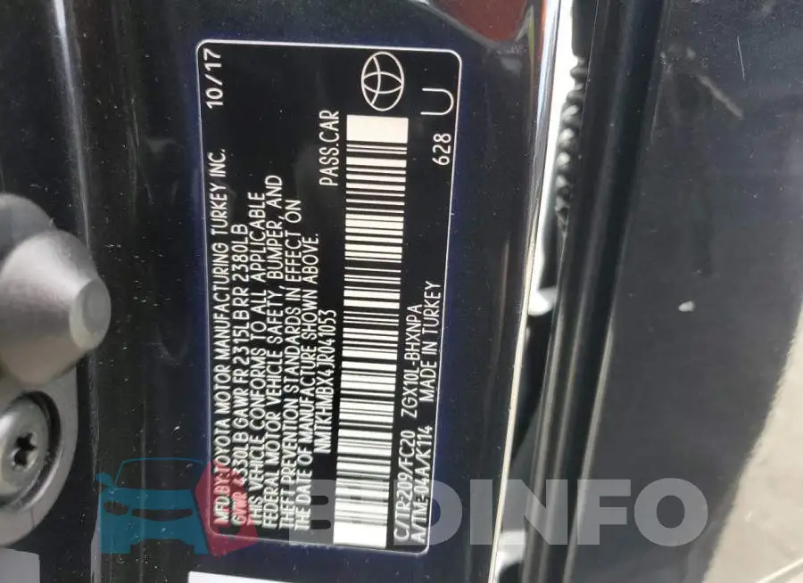 NMTKHMBX4JR041053 Photo# 12