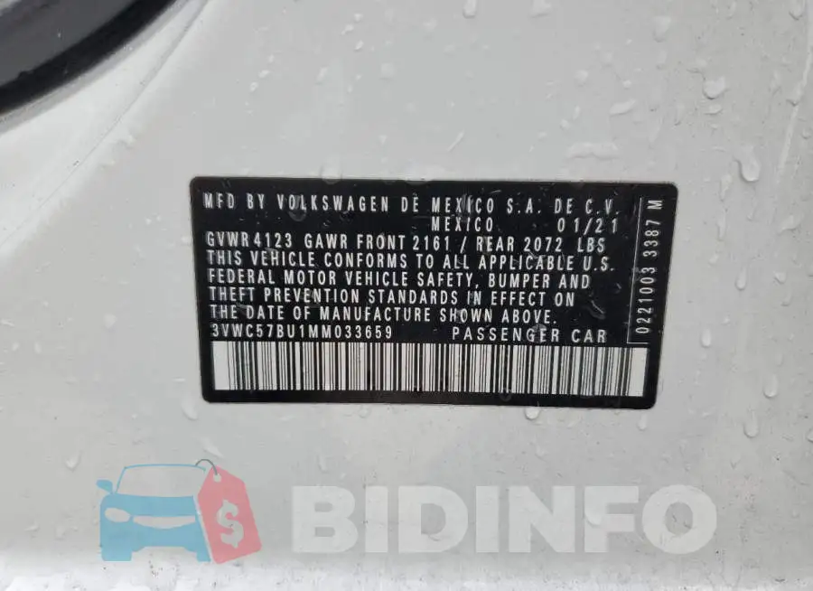 3VWC57BU1MM033659 Photo# 12