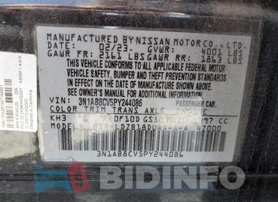 3N1AB8CV5PY244086 Photo# 12
