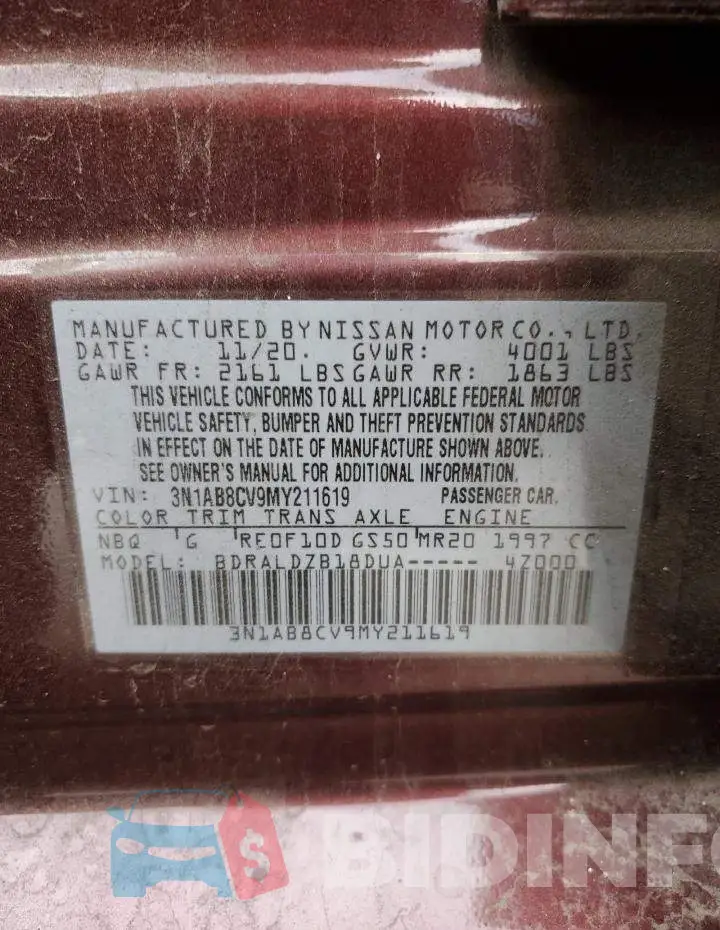 3N1AB8CV9MY211619 Photo# 12