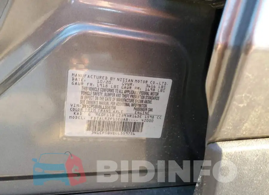 3N1CP5BV8LL559756 Photo# 12