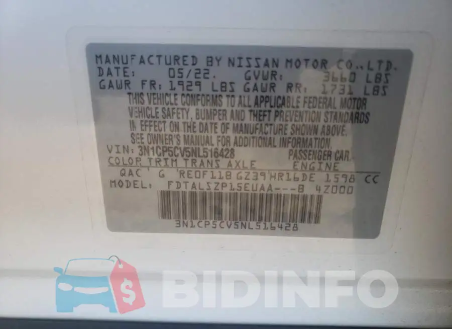 3N1CP5CV5NL516428 Photo# 13